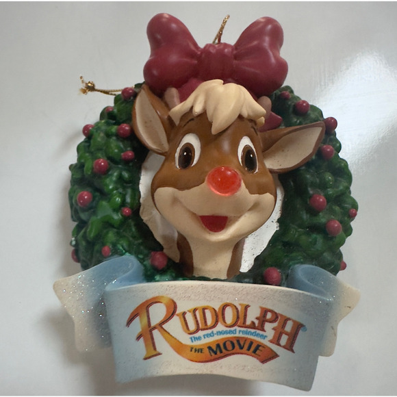 VTG 1999 Rudolph the Red-Nosed Reindeer The Movie Christmas Ornament - Picture 2 of 10